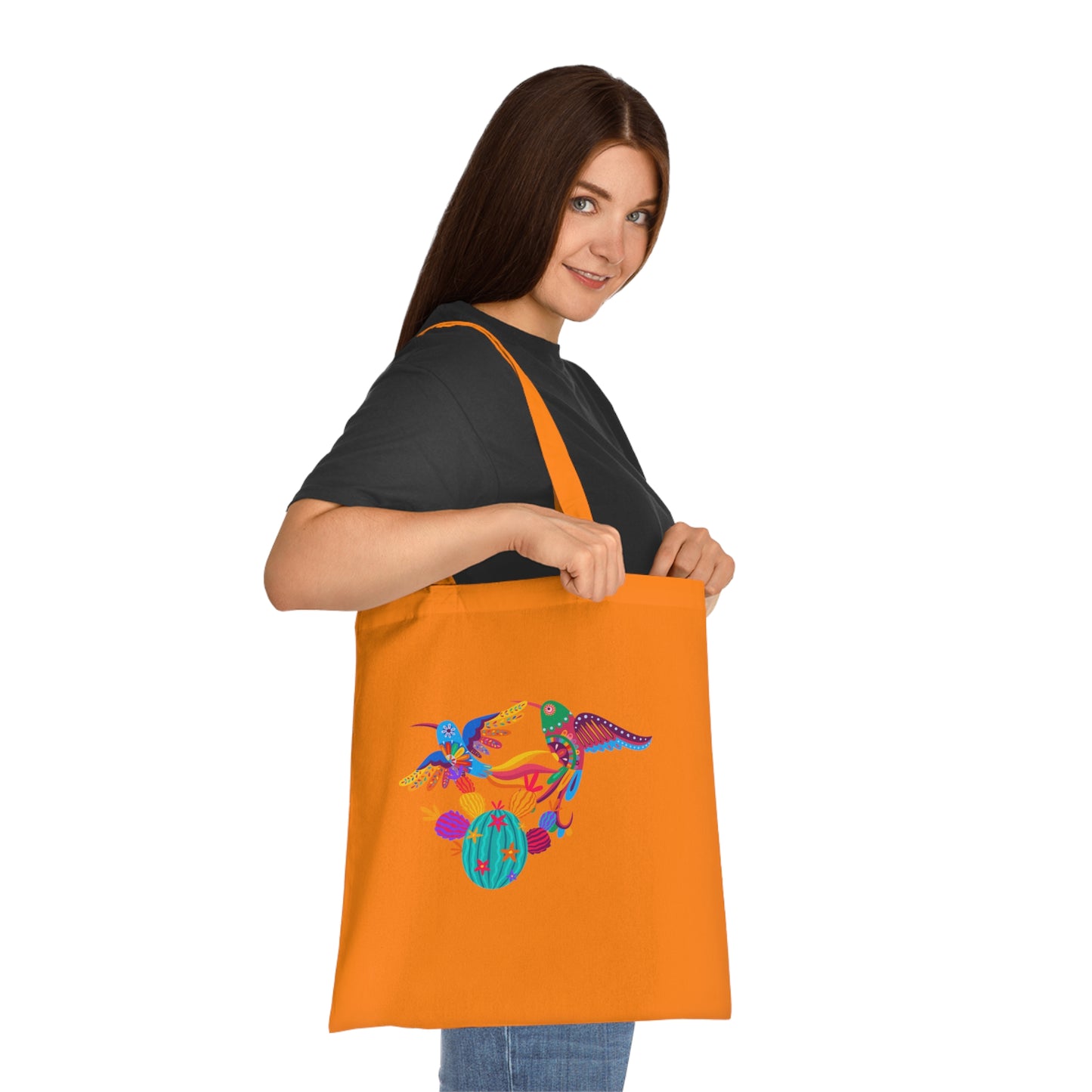 Funky birds 04 Cotton Tote