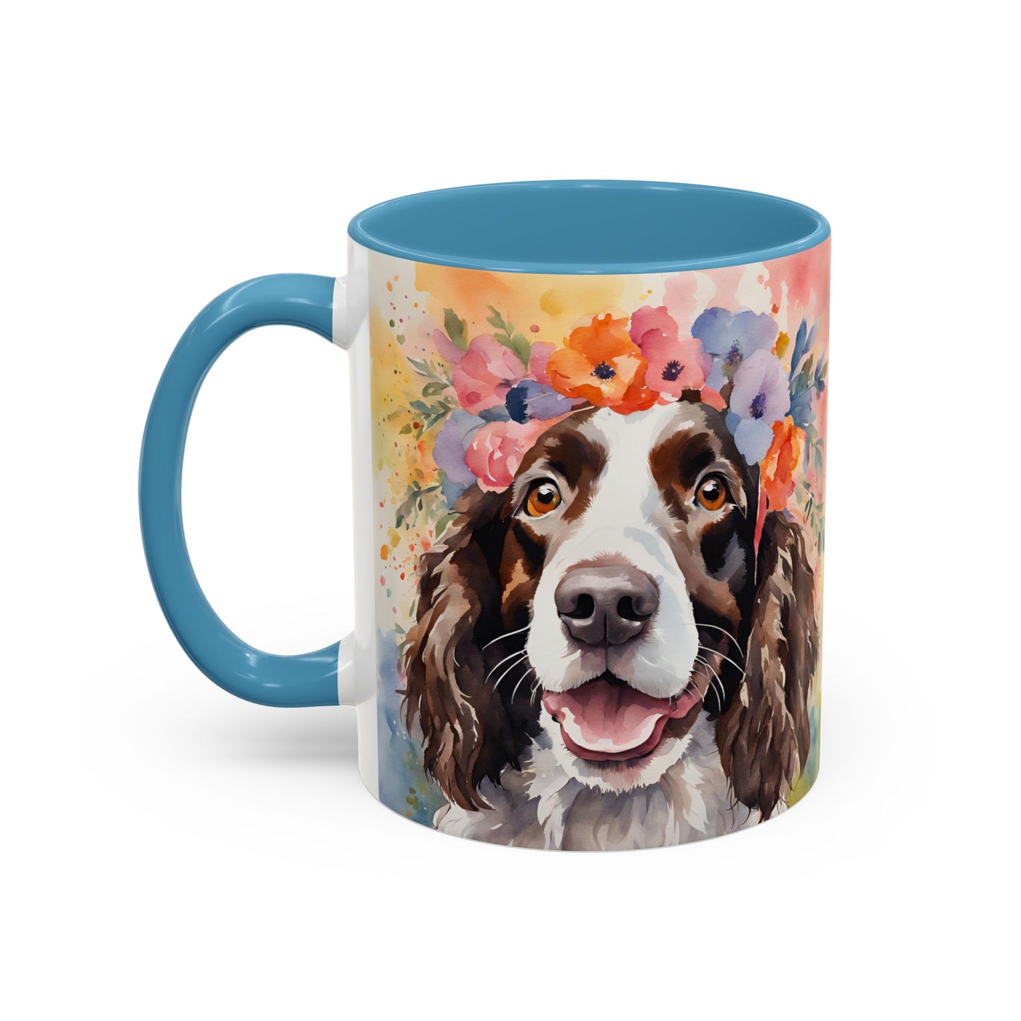 Springer Spaniel 03 Accent Coffee Mug - Dog Lover Gift