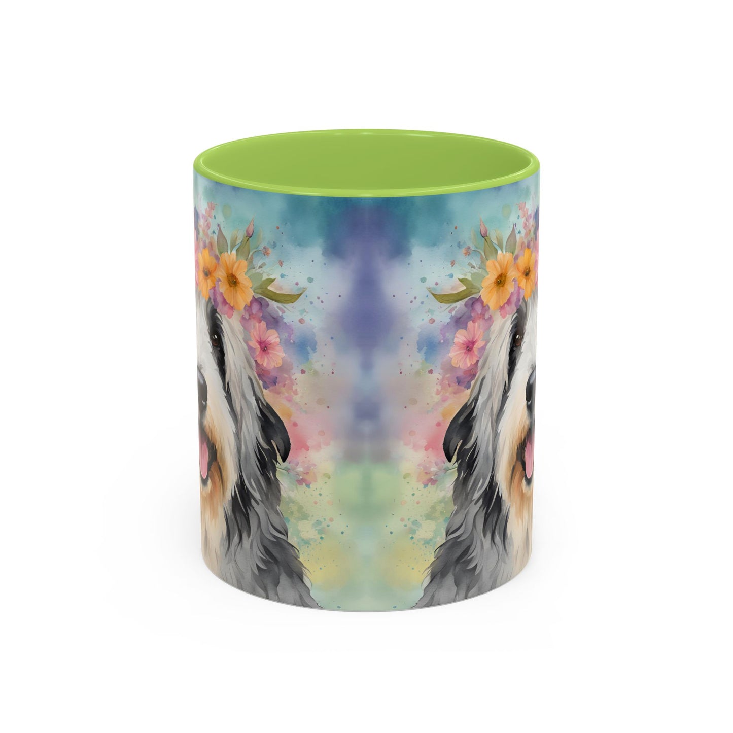 Bearded Collie 02 Accent Coffee Mug - Dog Lover Gift