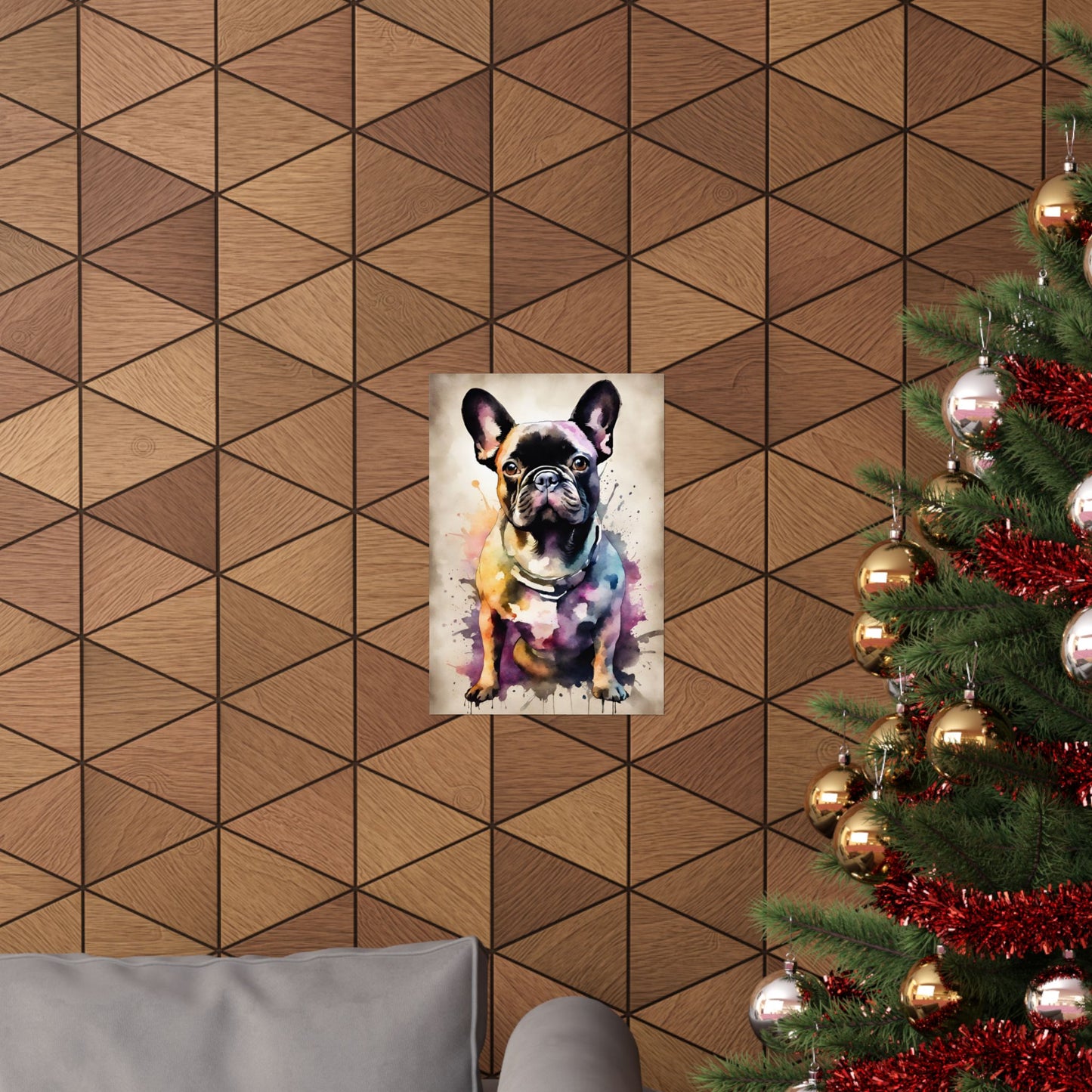 Dogs French Bulldog 01 Matte Vertical Poster