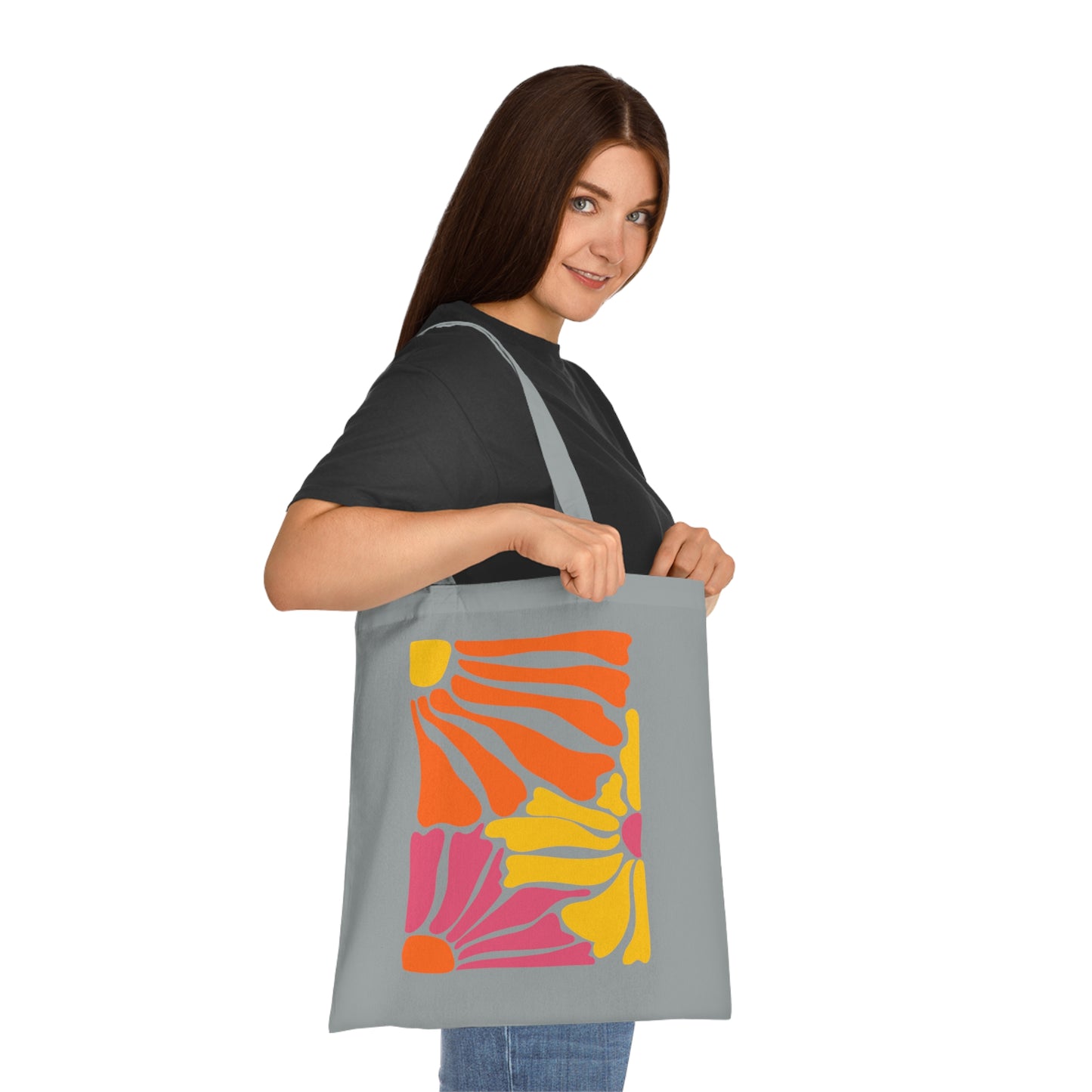 Abstract flowers 09 Cotton Tote
