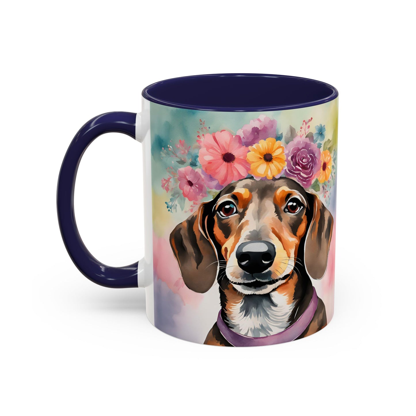 Dachshund 03 Accent Coffee Mug - Dog Lover Gift