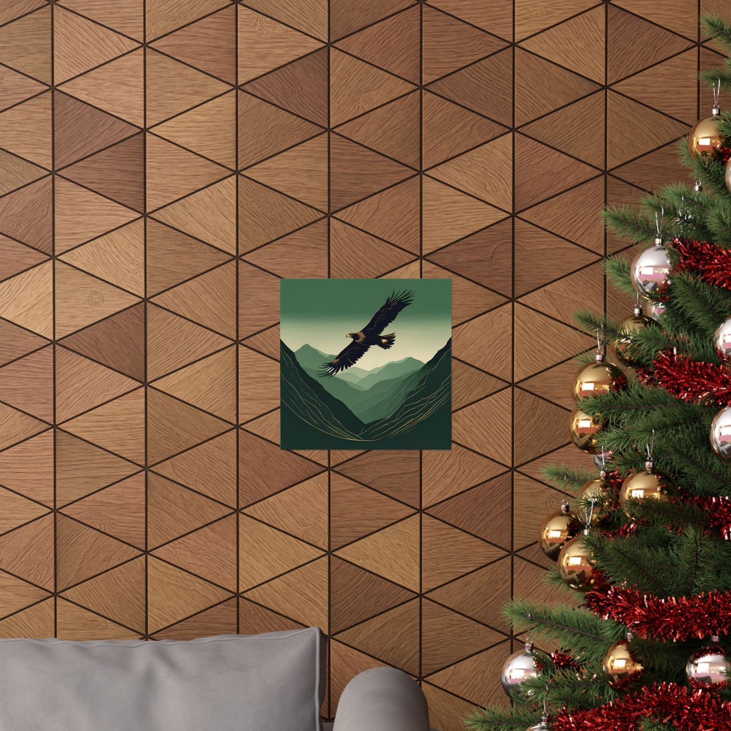 Lone Collection Eagle 5 Matte Square Posters