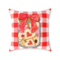 Valentine Cup Cookies Poly Pillow