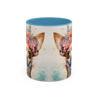 Chihuahua 02 Accent Coffee Mug - Dog Lover Gift
