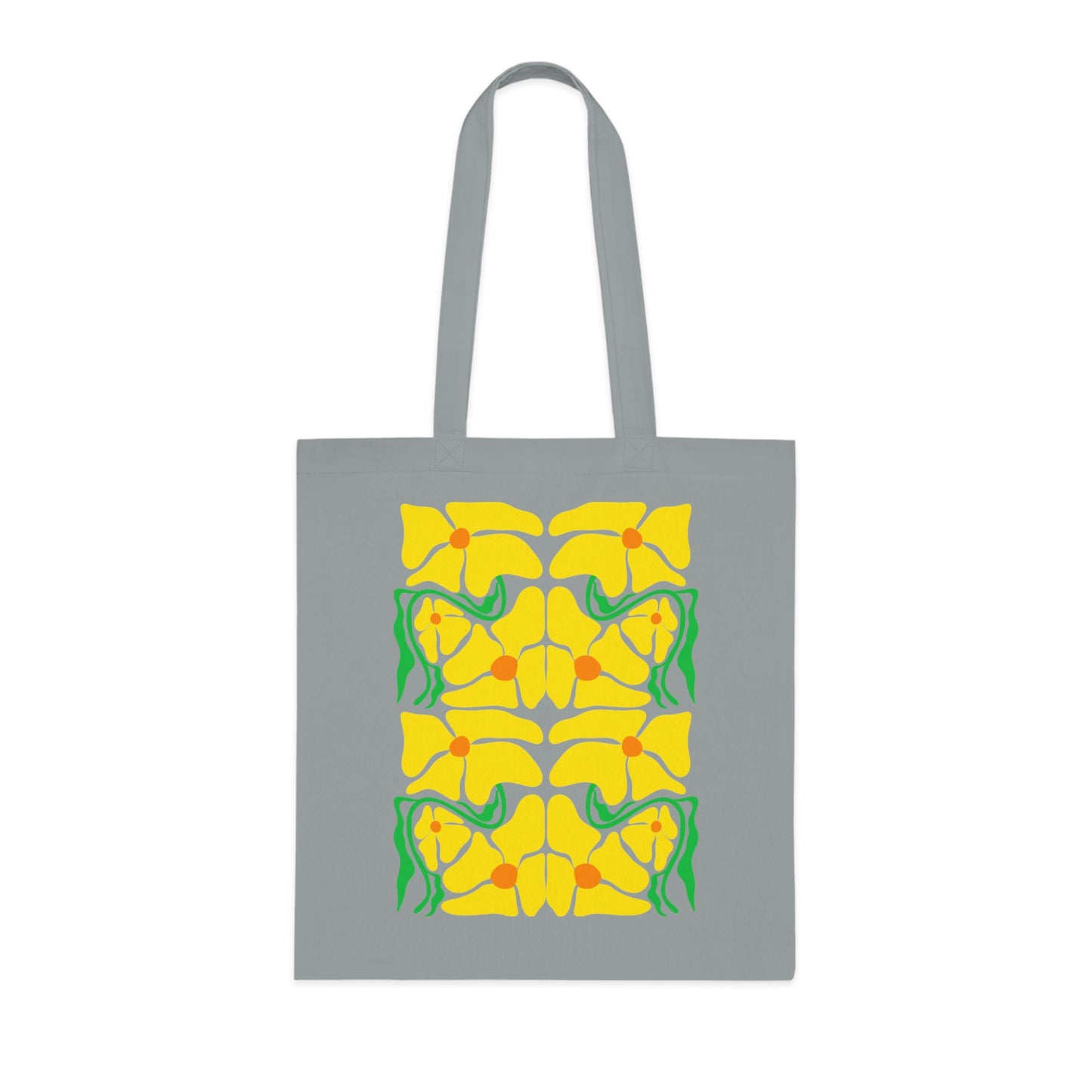 Abstract flowers 12 Cotton Tote