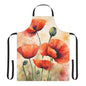 Poppies 02 Apron 5-Color Straps