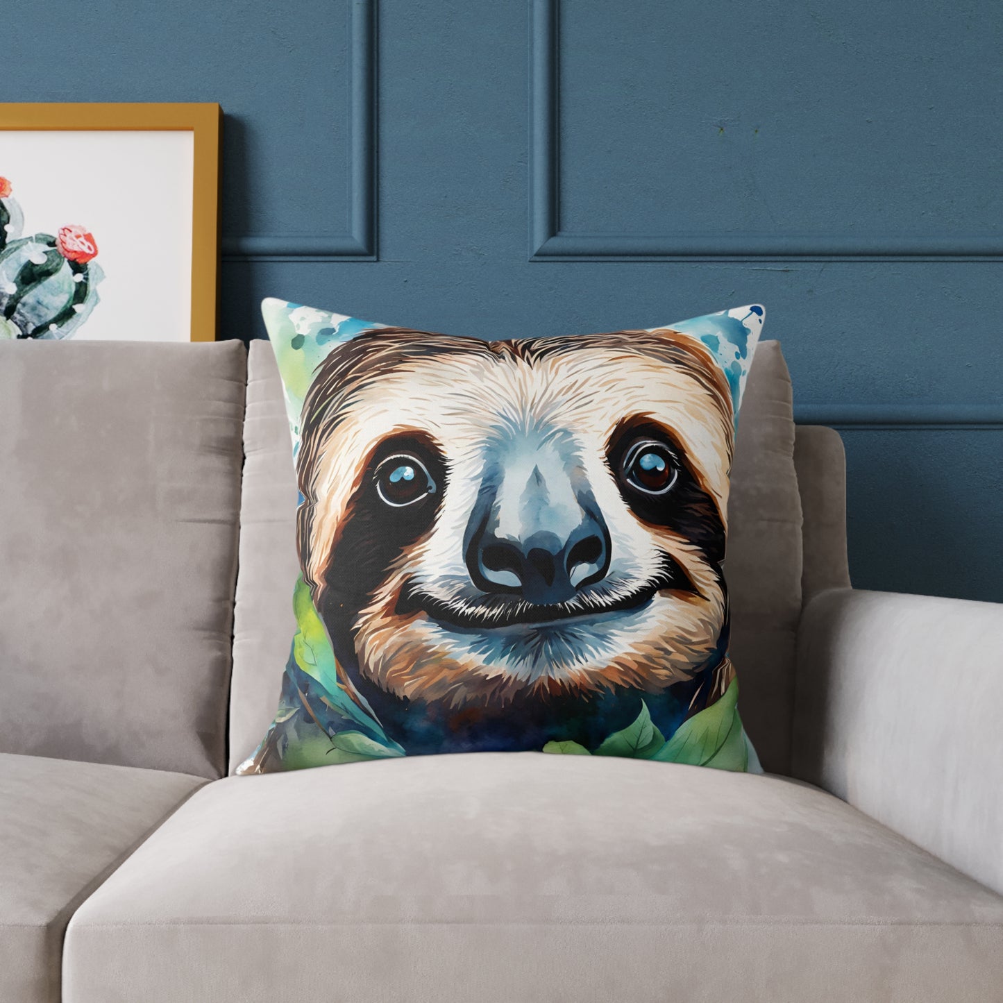 Sloth 01 Poly Pillow - Natures Beauty Design
