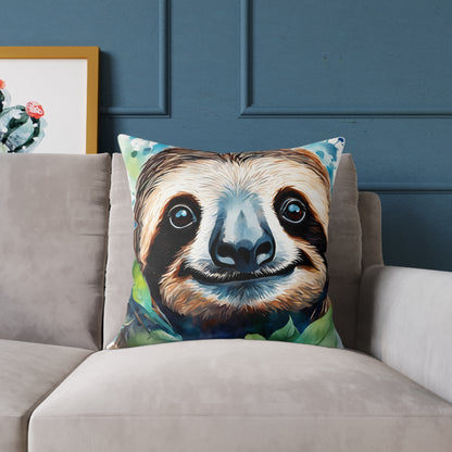 Sloth 01 Poly Pillow - Natures Beauty Design
