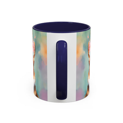 Corgi 01 Accent Coffee Mug - Dog Lover Gift