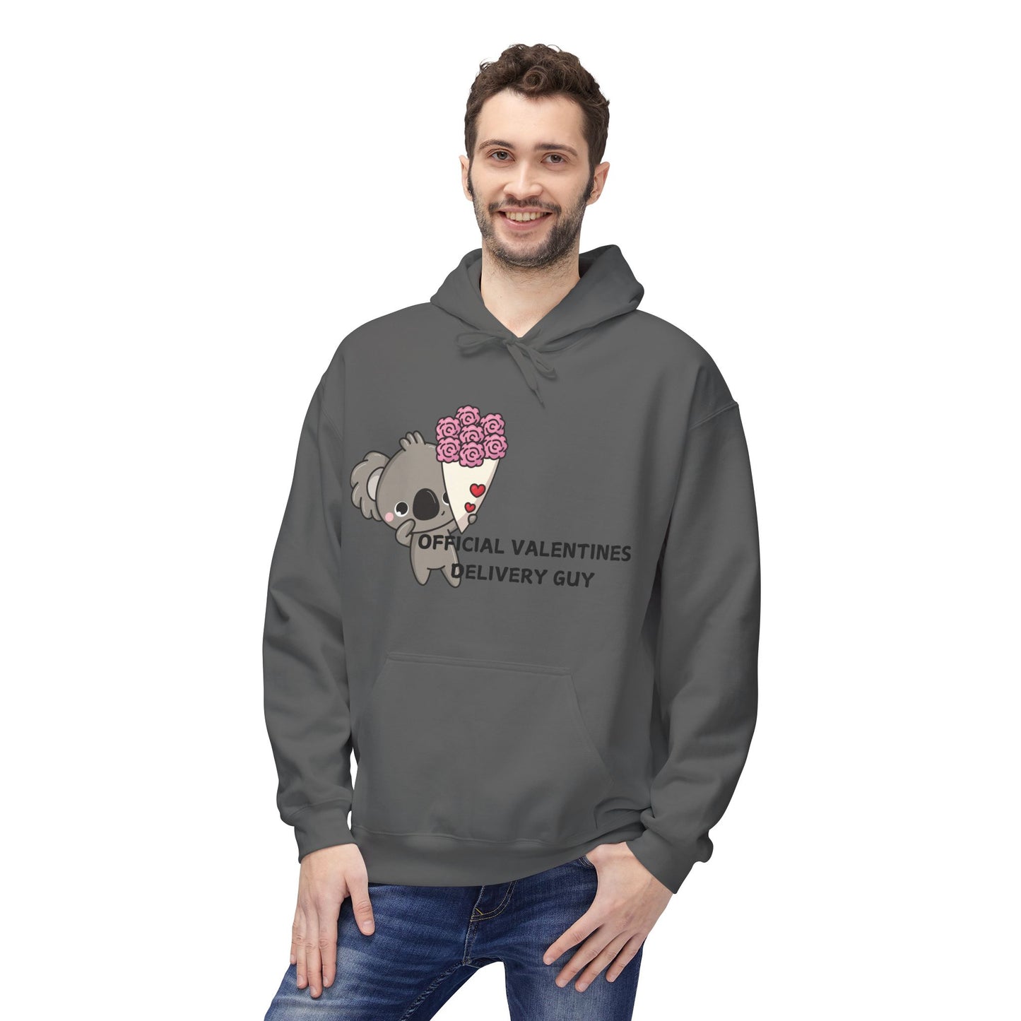 Official Valentines Delivery Guy Mens Valentines Hoodie