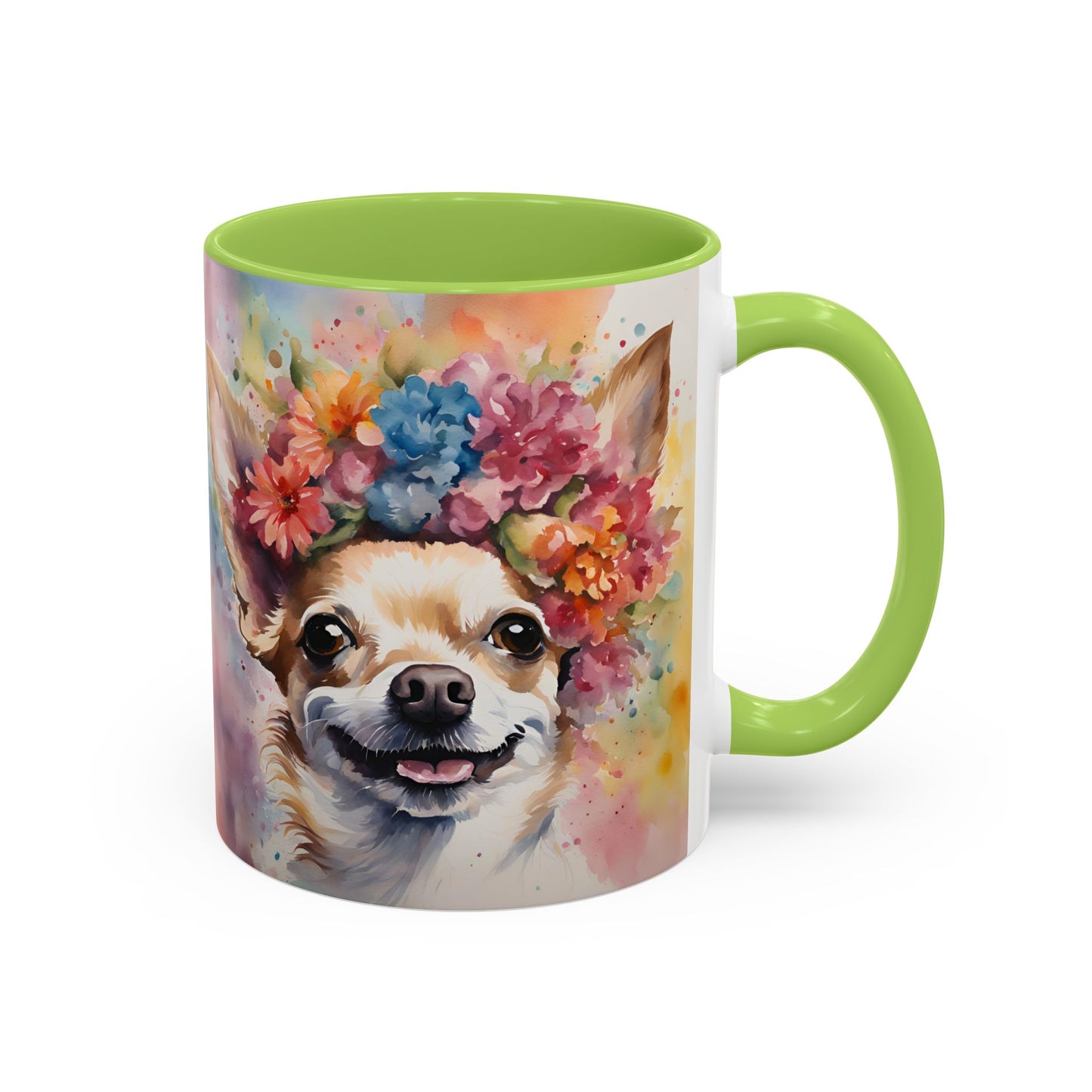 Chihuahua 04 Accent Coffee Mug - Dog Lover Gift