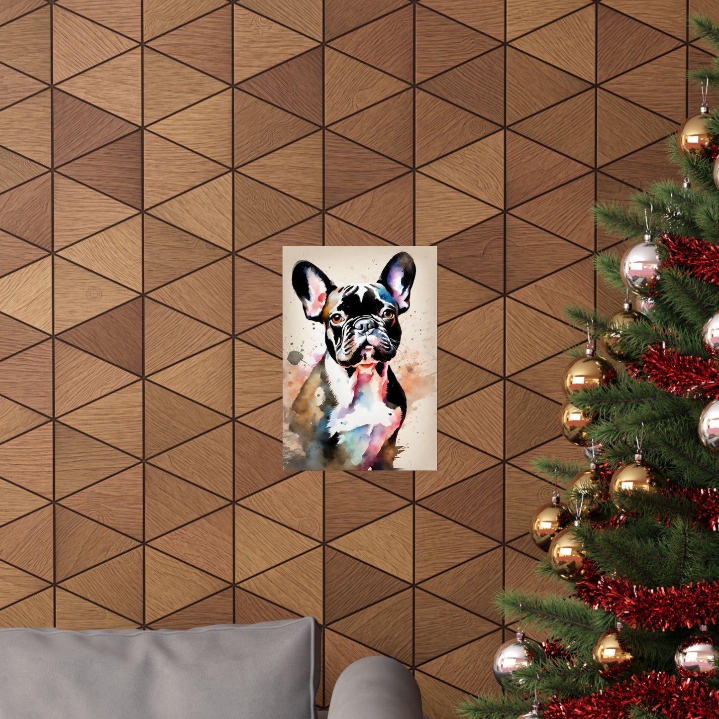 Dogs French Bulldog 03 Matte Vertical Poster