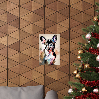 Dogs French Bulldog 03 Matte Vertical Poster