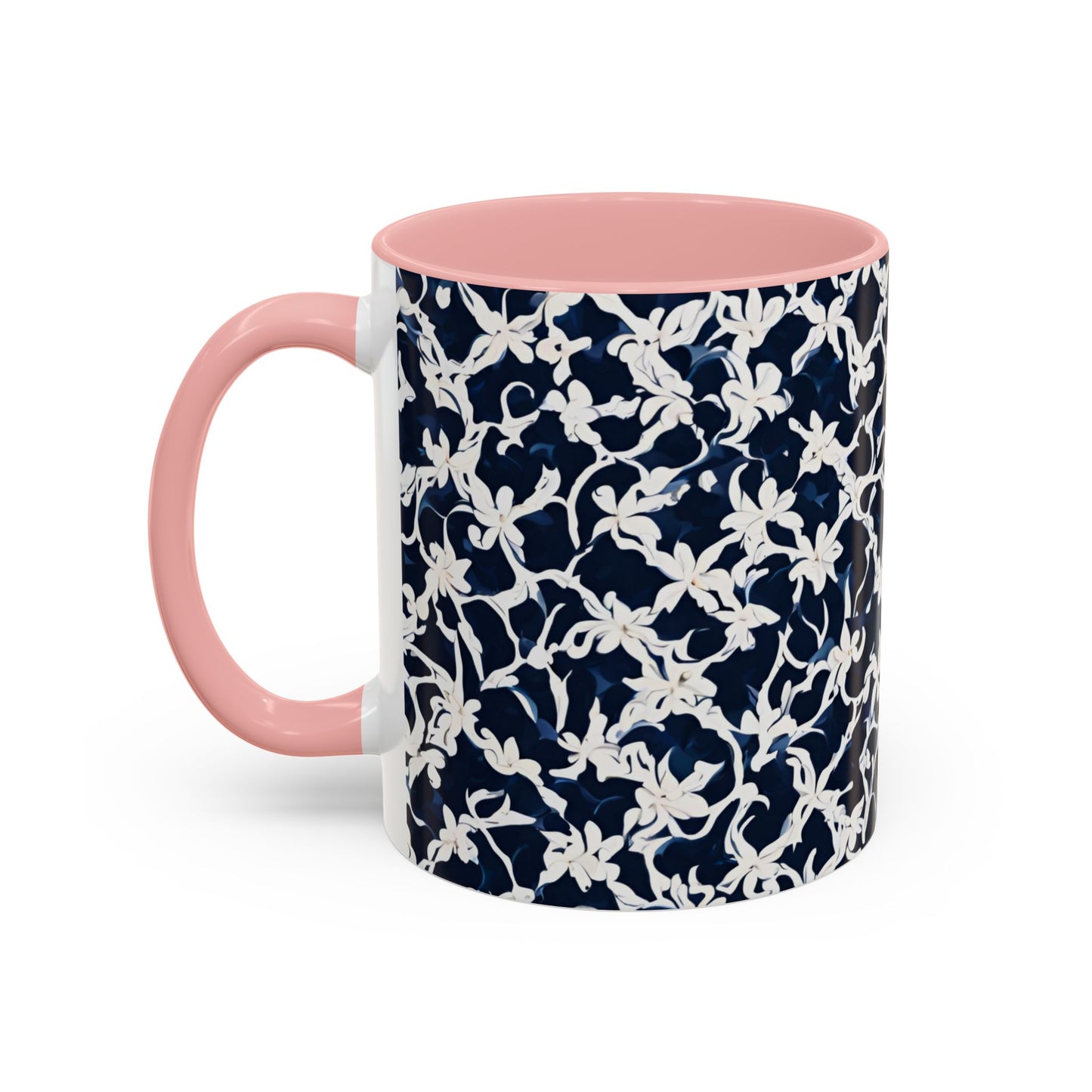 Flower 4 Accent Coffee Mug (11oz)