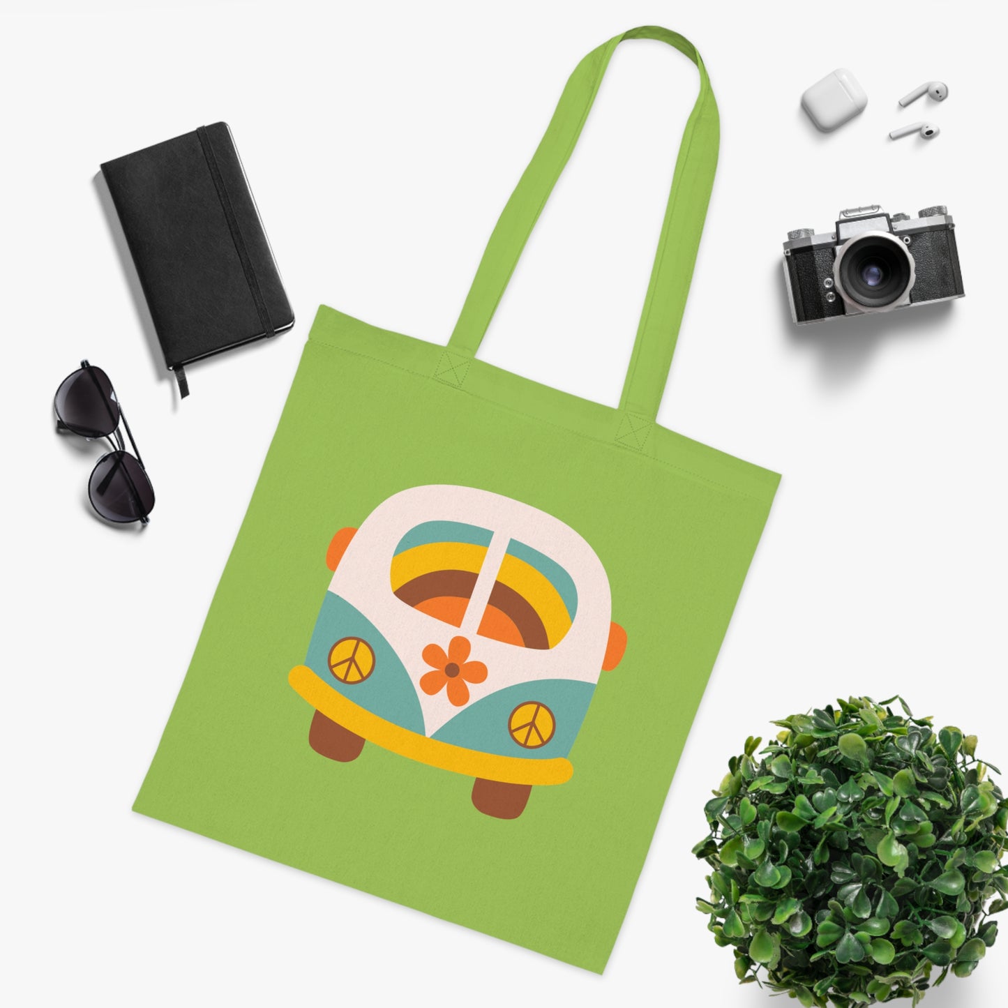 Flower power 03 Cotton Tote