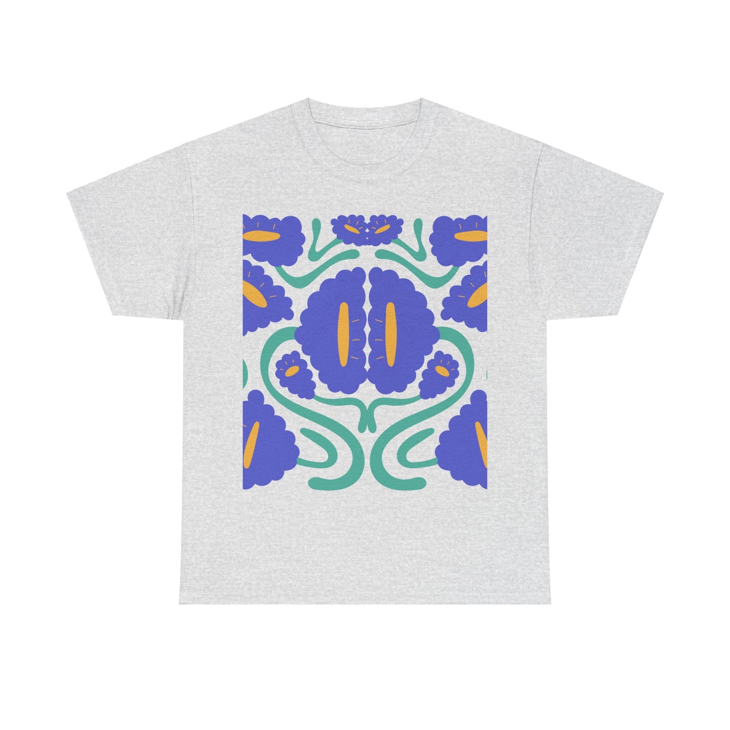 More Abstract Flowers 3 Unisex Heavy Cotton Tee