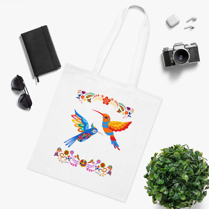 Funky birds 07 Cotton Tote
