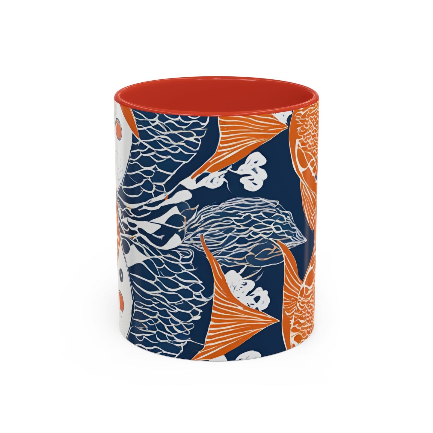 Orange Fish 01 Accent Coffee Mug (11oz)