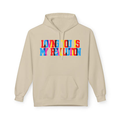 Loving You Is My Revolution Unisex Valentines Hoodie