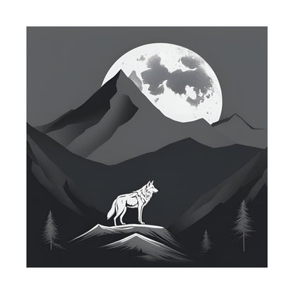 Lone Collection Wolf 10 Matte Square Posters