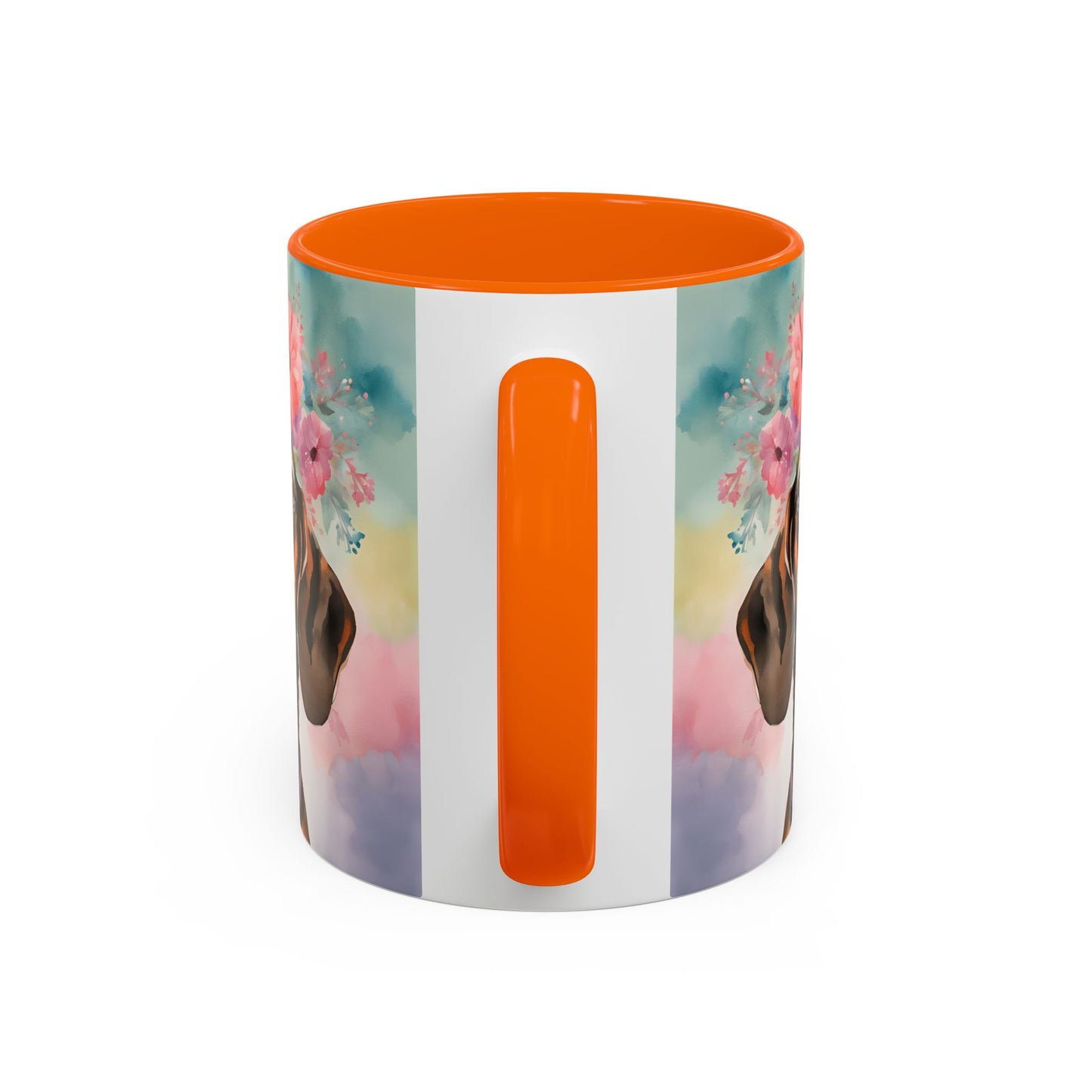 Dachshund 03 Accent Coffee Mug - Dog Lover Gift