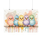 Nursery Birdies 4 Matte Horizontal Posters