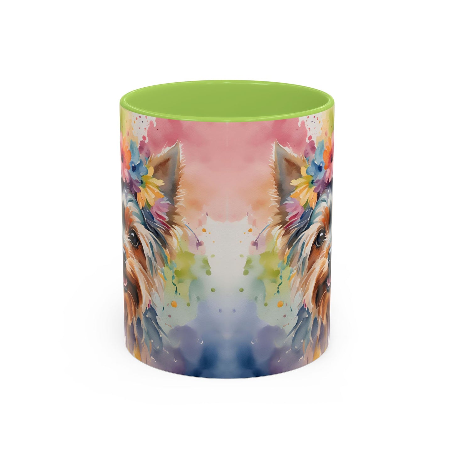 Yorkshire Terrier 03 Accent Coffee Mug - Dog Lover Gift