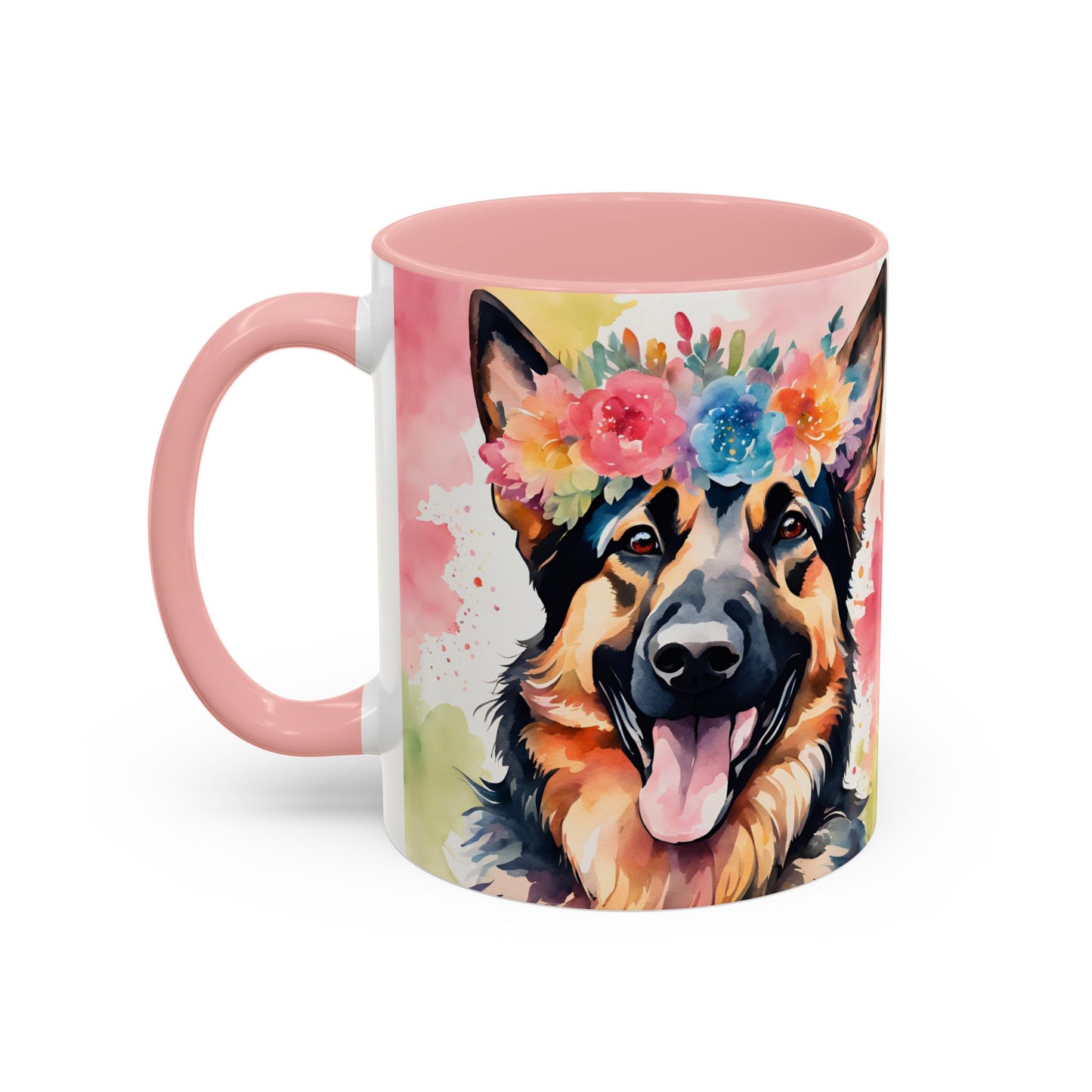 German Shepherd 03 Accent Coffee Mug - Dog Lover Gift