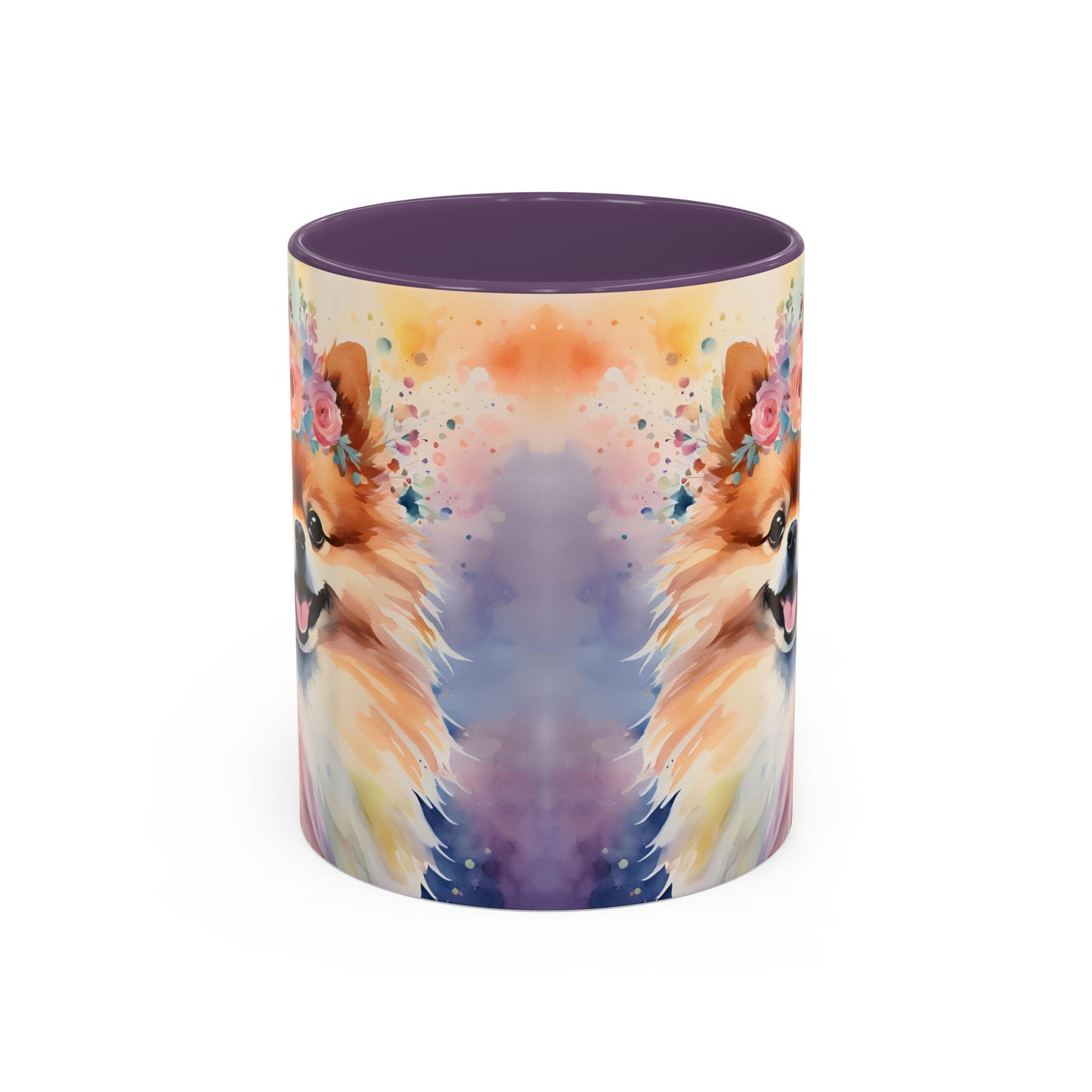 Pomeranian 04 Accent Coffee Mug - Dog Lover Gift