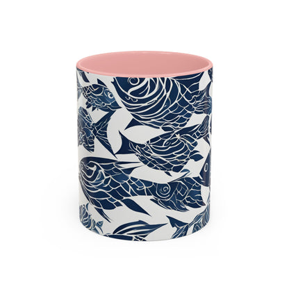 Fish 06 Accent Coffee Mug (11oz)