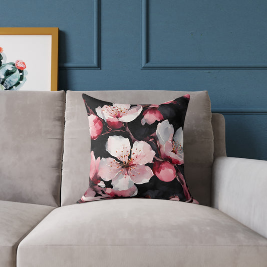 Cherry Blossom 01 Poly Pillow - Natures Beauty Design