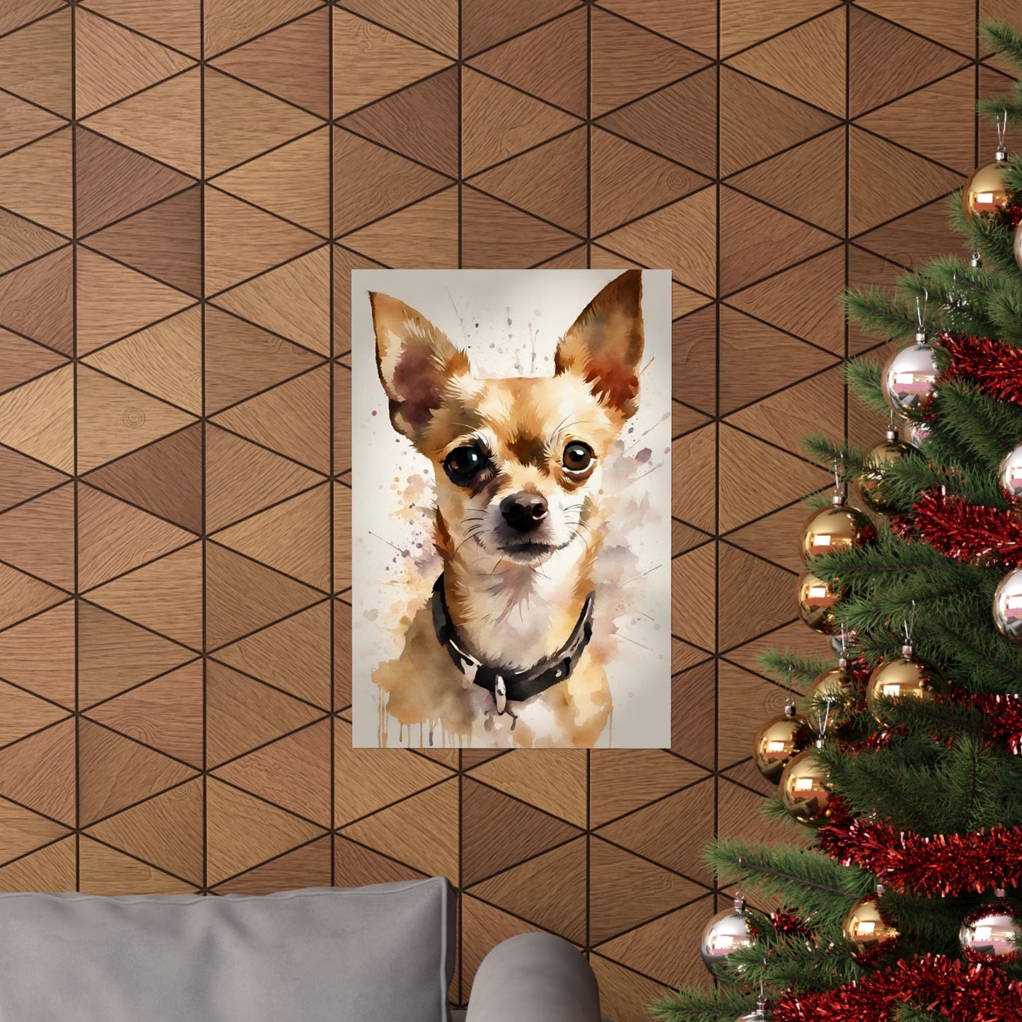 Dogs Chihuahua 02 Matte Vertical Poster