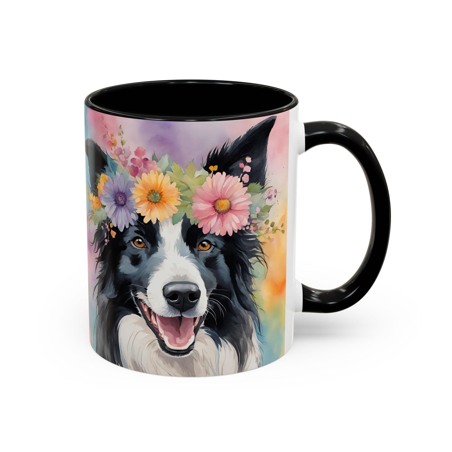 Border Collie 03 Accent Coffee Mug - Dog Lover Gift