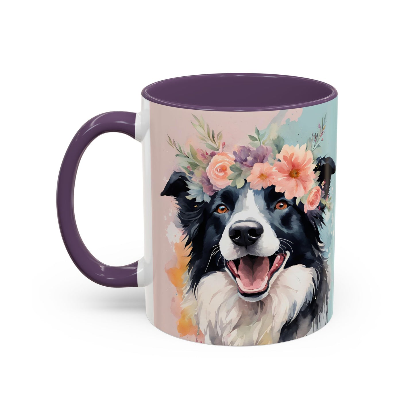 Border Collie 02 Accent Coffee Mug - Dog Lover Gift