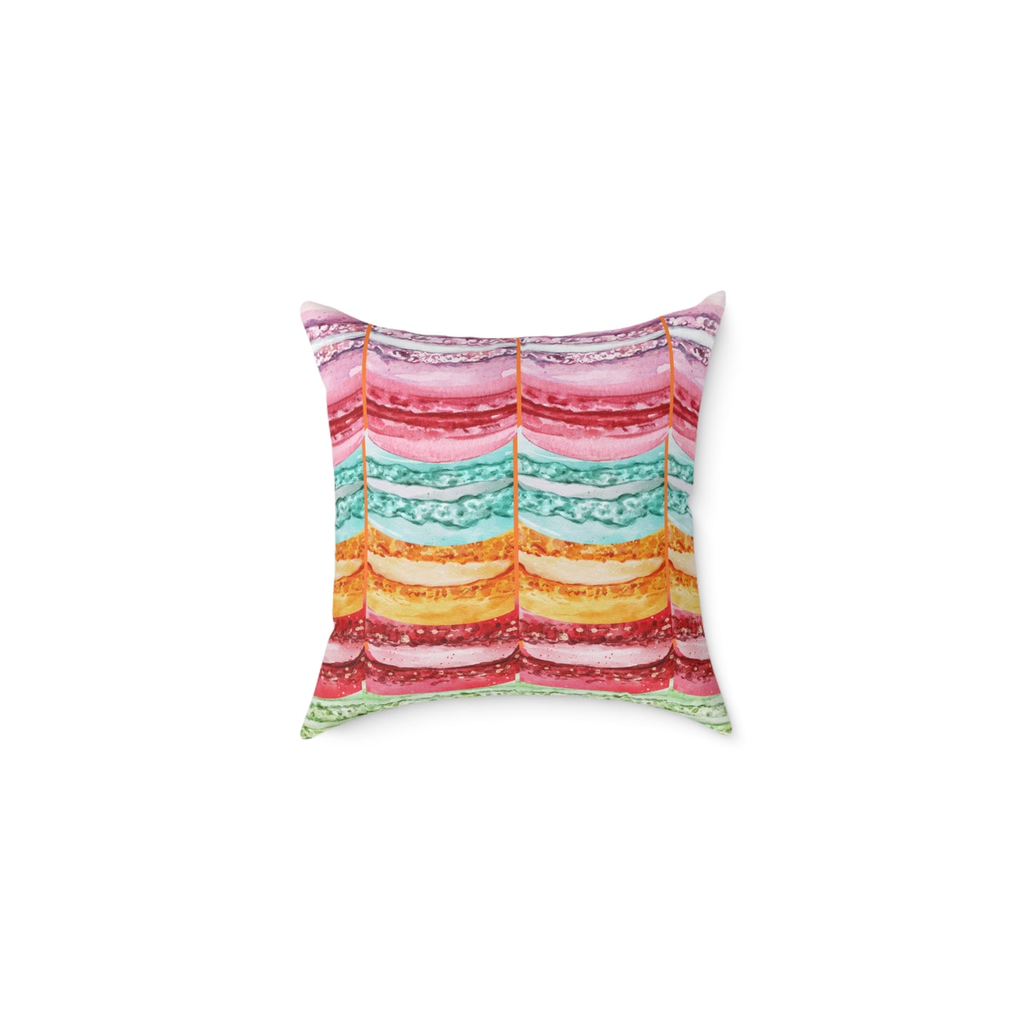 Valentine Macaroons Poly Pillow