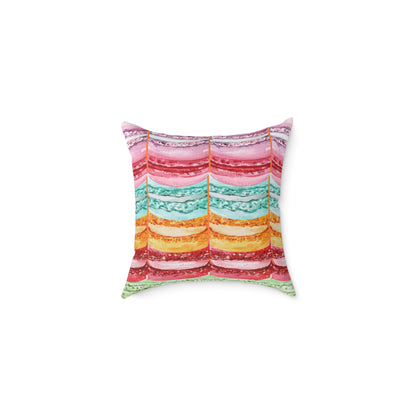 Valentine Macaroons Poly Pillow