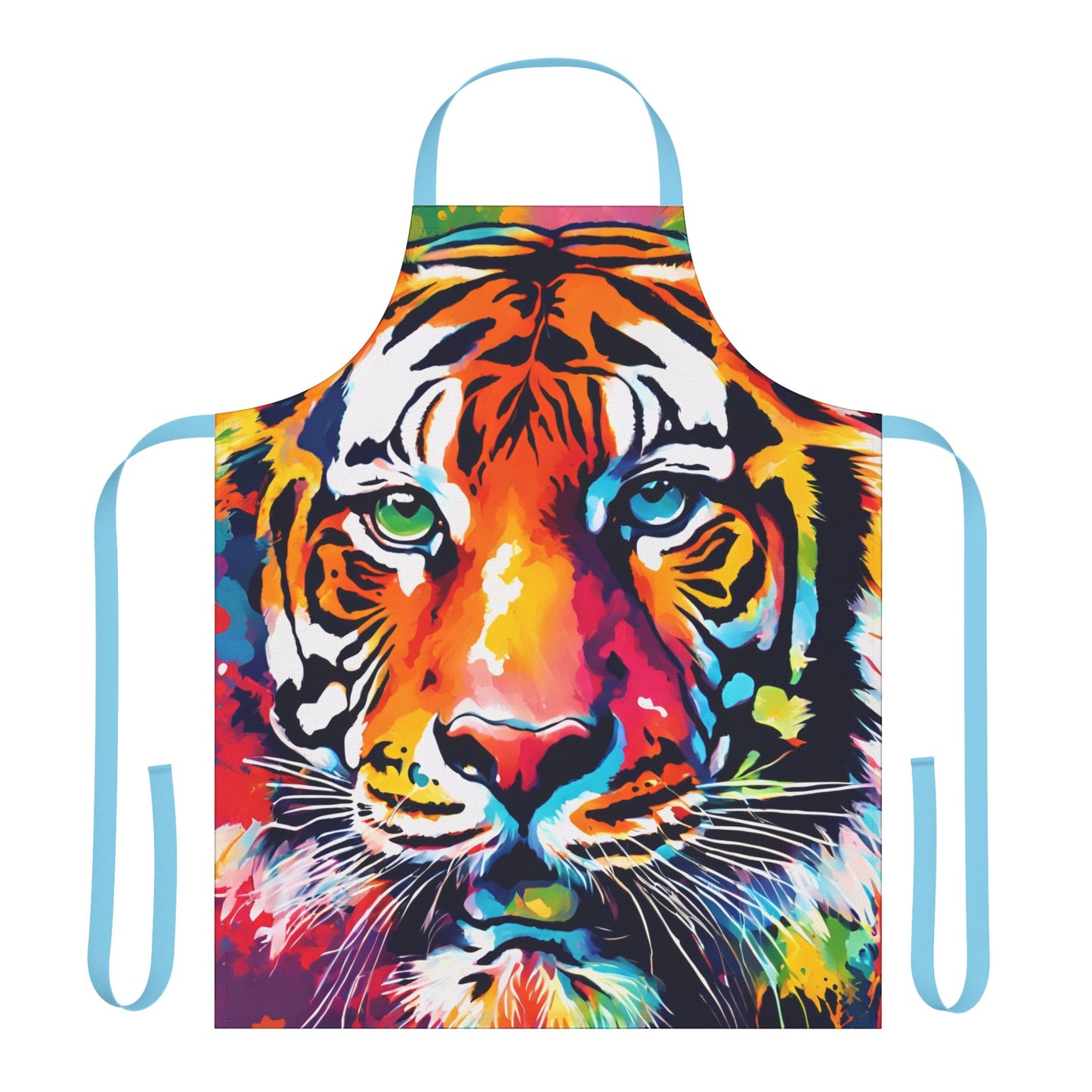 Multicolored Tiger Adult Apron (AOP)