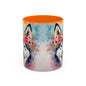 Husky 04 Accent Coffee Mug - Dog Lover Gift