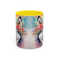 Husky 04 Accent Coffee Mug - Dog Lover Gift