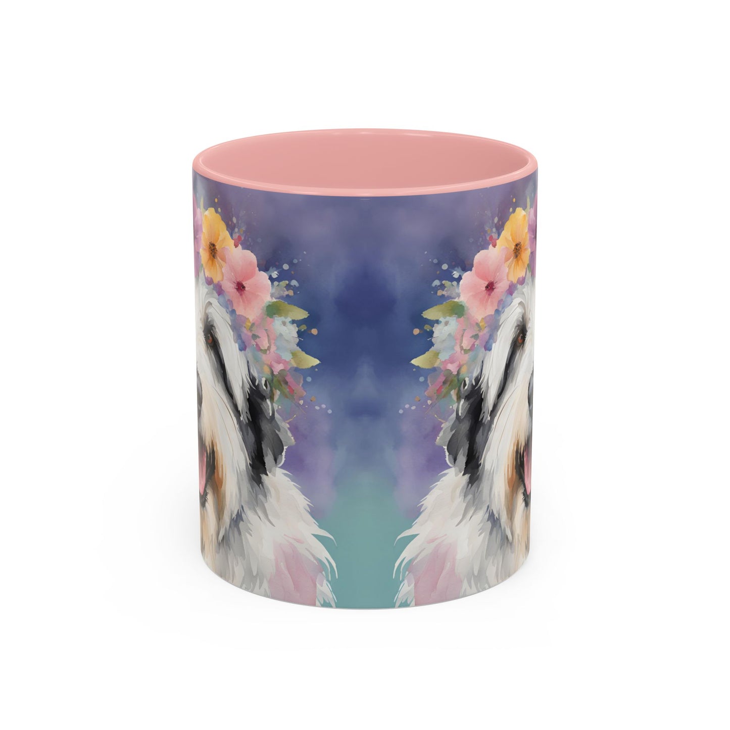 Bearded Collie 04 Accent Coffee Mug - Dog Lover Gift
