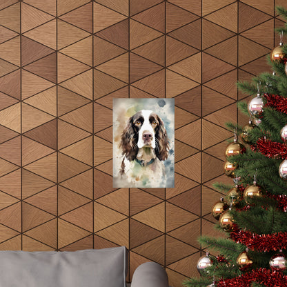 Dogs Springer Spaniel 03 Matte Vertical Poster
