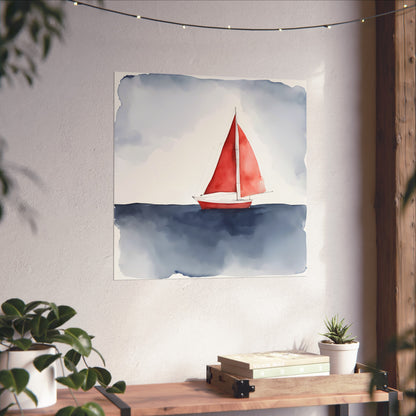 Blue Collection 17 Matte Print