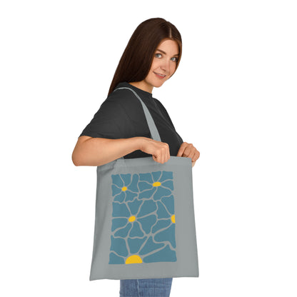 Abstract flowers 21 Cotton Tote
