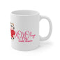 XOXO Hugs And Kisses Valentines Mug Ceramic 11oz