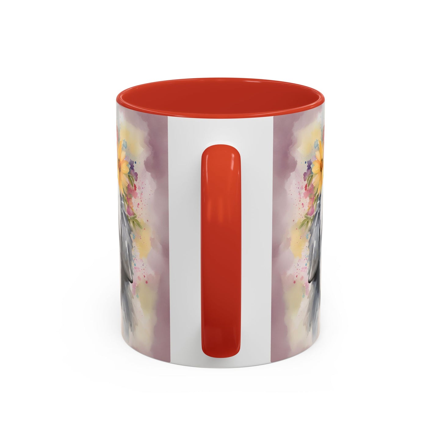 Bearded Collie 01 Accent Coffee Mug - Dog Lover Gift