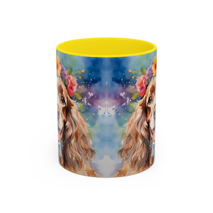 Cocker Spaniel 01 Accent Coffee Mug - Dog Lover Gift