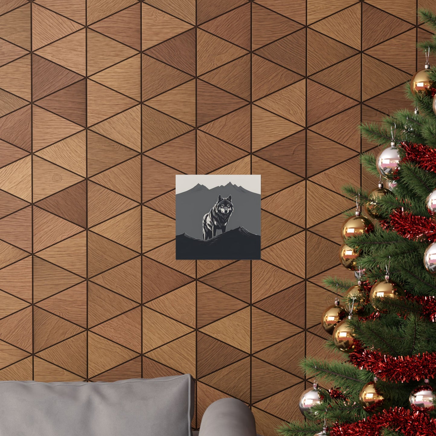 Lone Collection Wolf 16 Matte Square Posters