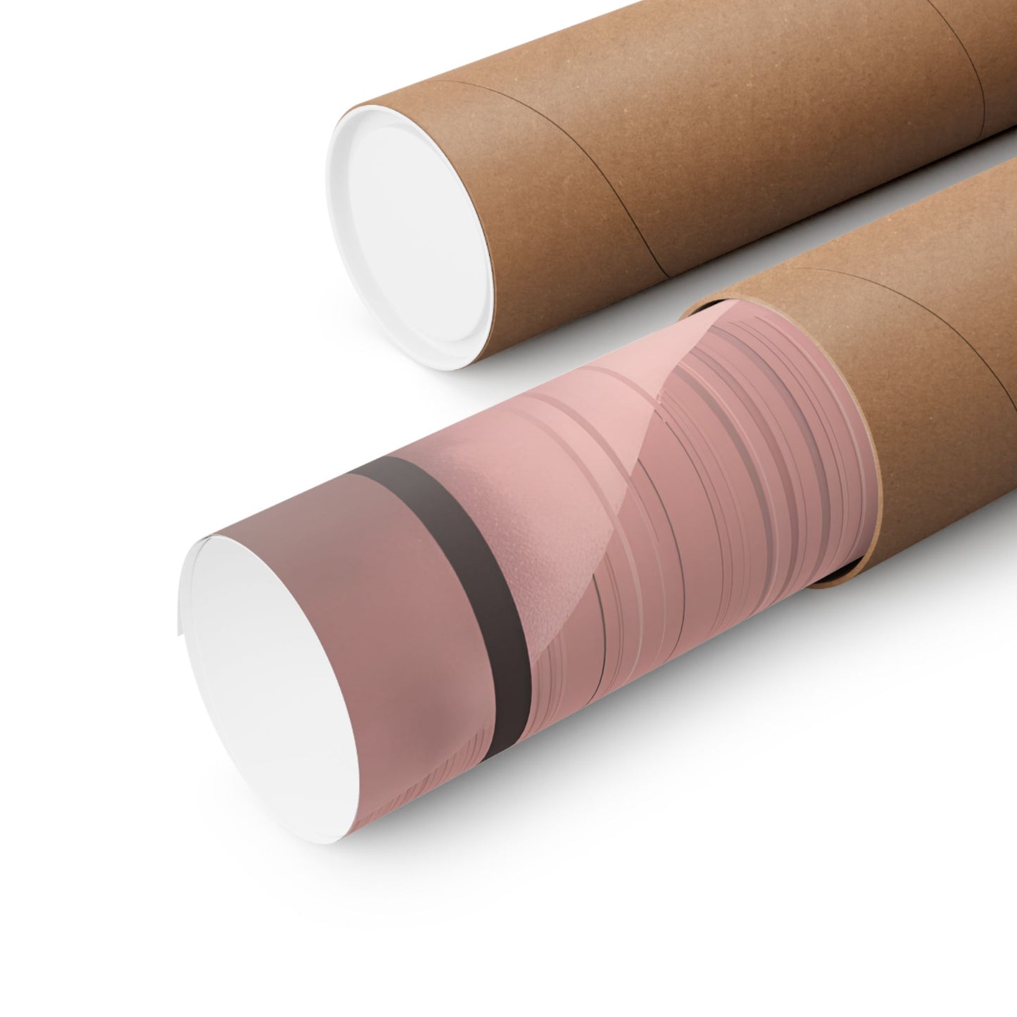 Lonely Forest Pink 17 Matte Square Posters