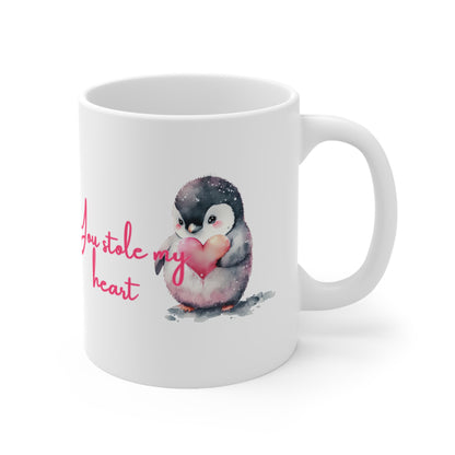 You Stole My Heart Valentines Mug Ceramic 11oz
